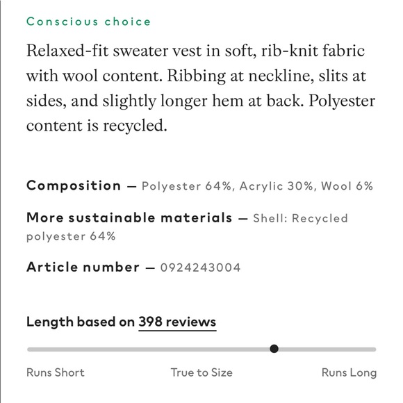 Rib-knit sweater vest - Picture 5 of 5